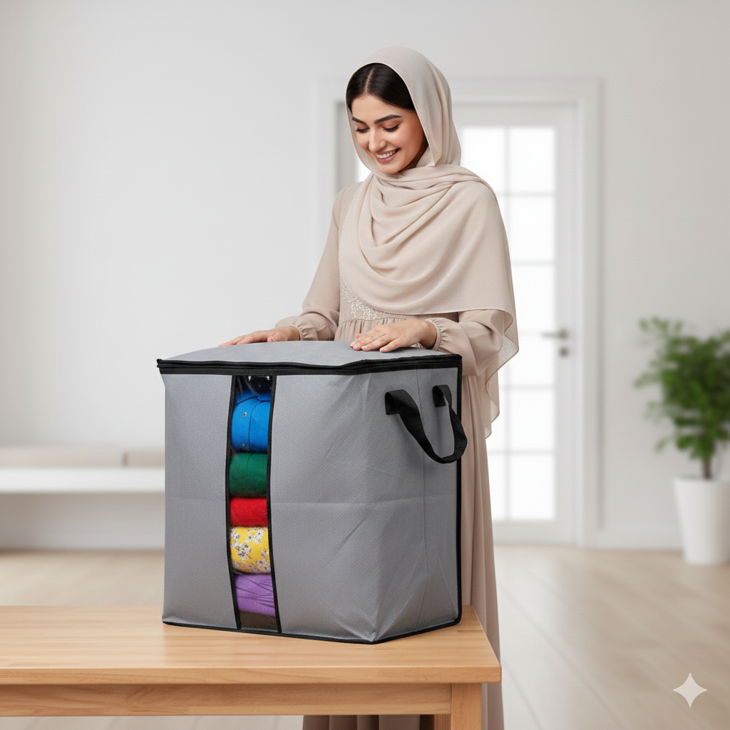 Multipurpose Storage Bag - Grey 120 GSM