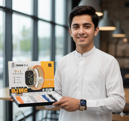 Crown Ultra Smartwatch 2 Combo – 7-in-1 Straps