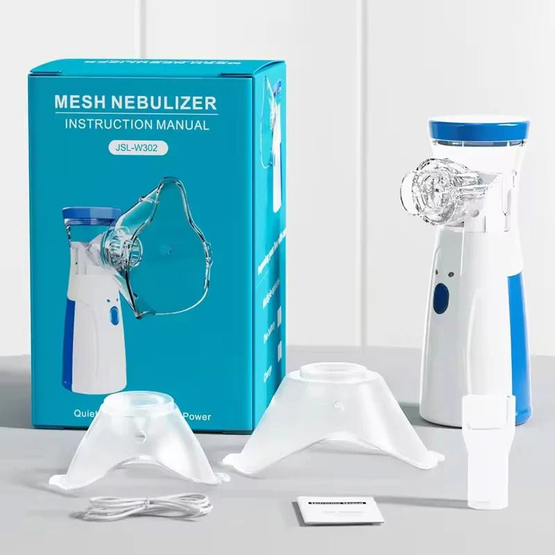 Mini Portable Silent Nebulizer Handheld Inhaler Atomizer: Medical Grade Mesh Technology for Asthma and Respiratory Care