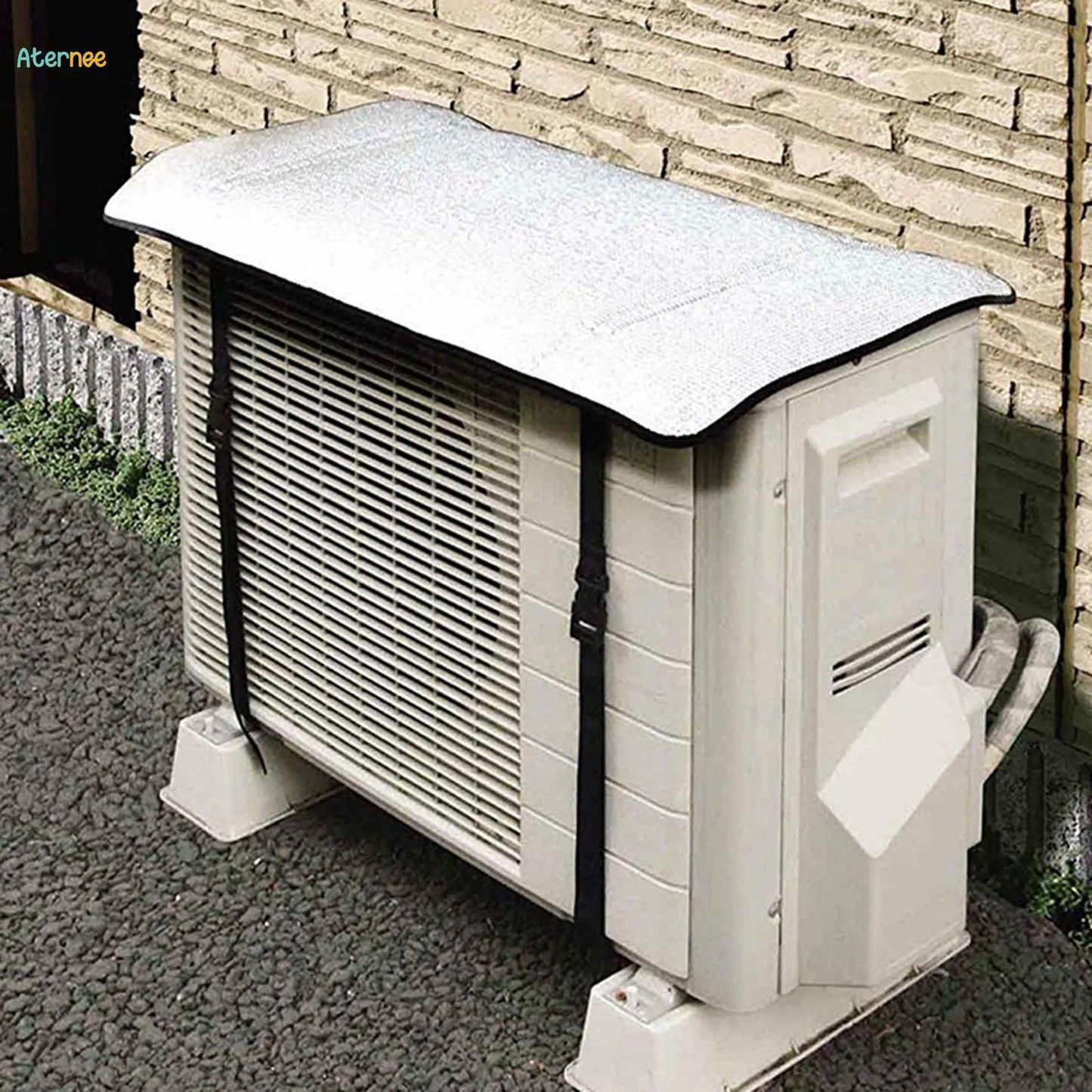 AC Outdoor Unit Protector 35 Inch — Heat Insulation Sunlight Shade Cover for All AC Outdoor Units