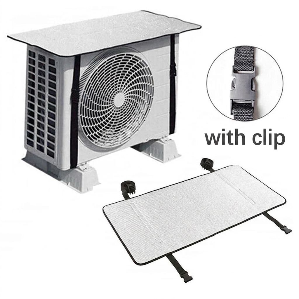 AC Outdoor Unit Protector 35 Inch — Heat Insulation Sunlight Shade Cover for All AC Outdoor Units