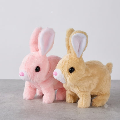 Y Robot Rabbit Toy Plush Electronic Bunny — Walks Jumps Runs Shakes Ears Interactive Kids Gift for Boys & Girls
