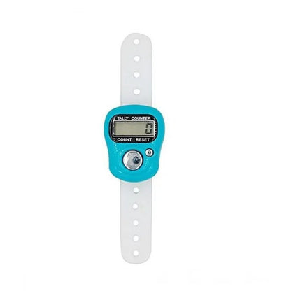 Digital Counter Tasbeeh Finger Ring LED Display — Electronic Zikr Counter One Button Operation for Daily Ibadat | Sajeel.pk
