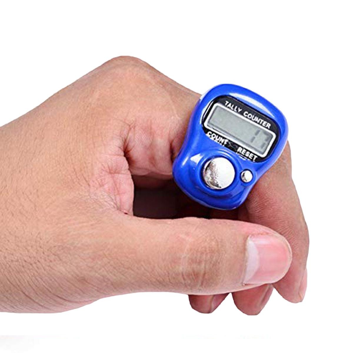 Digital Counter Tasbeeh Finger Ring LED Display — Electronic Zikr Counter One Button Operation for Daily Ibadat | Sajeel.pk