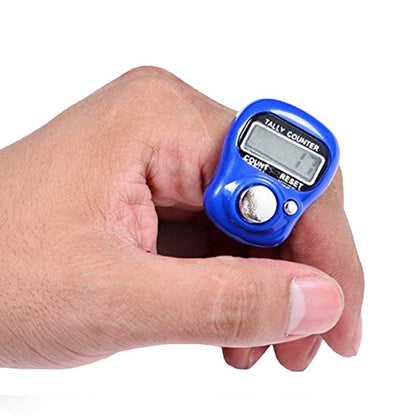 Digital Counter Tasbeeh Finger Ring LED Display — Electronic Zikr Counter One Button Operation for Daily Ibadat | Sajeel.pk