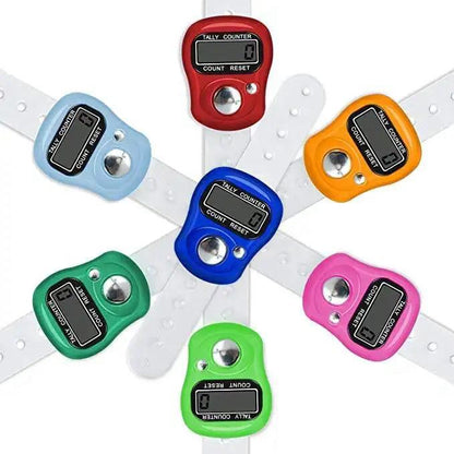 Digital Counter Tasbeeh Finger Ring LED Display — Electronic Zikr Counter One Button Operation for Daily Ibadat | Sajeel.pk