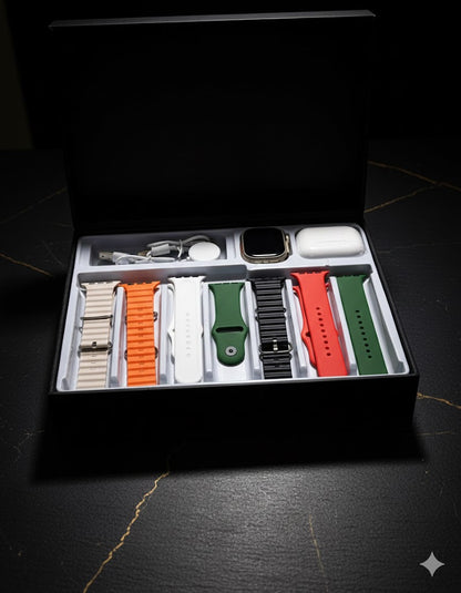 Crown MR 10 + 1 Ultra Smartwatch with AirPods